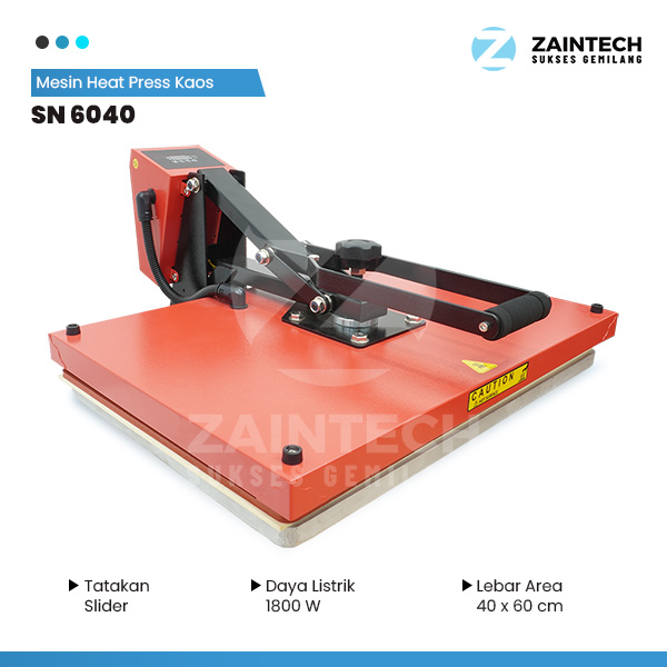 Serupa Mesin Heat Press Kaos SN 6040 Slider